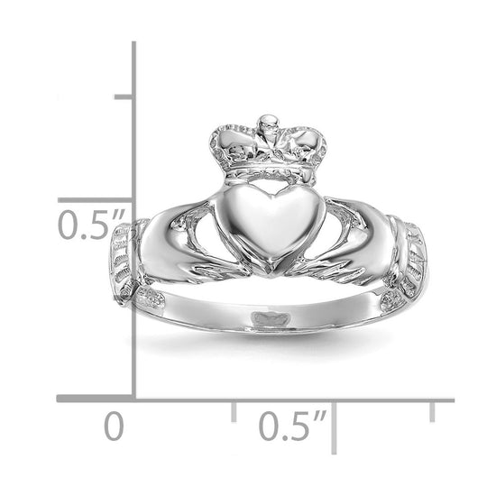 Gold Polished Claddagh Rings