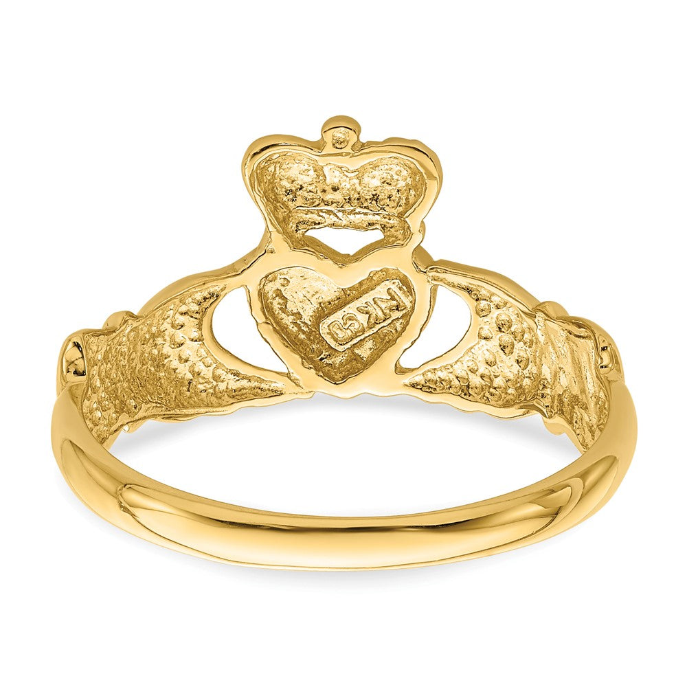 Gold Polished Claddagh Rings