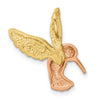 Gold Polished Hummingbird Pendants