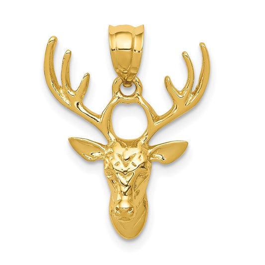 Gold Polished Deer Pendants