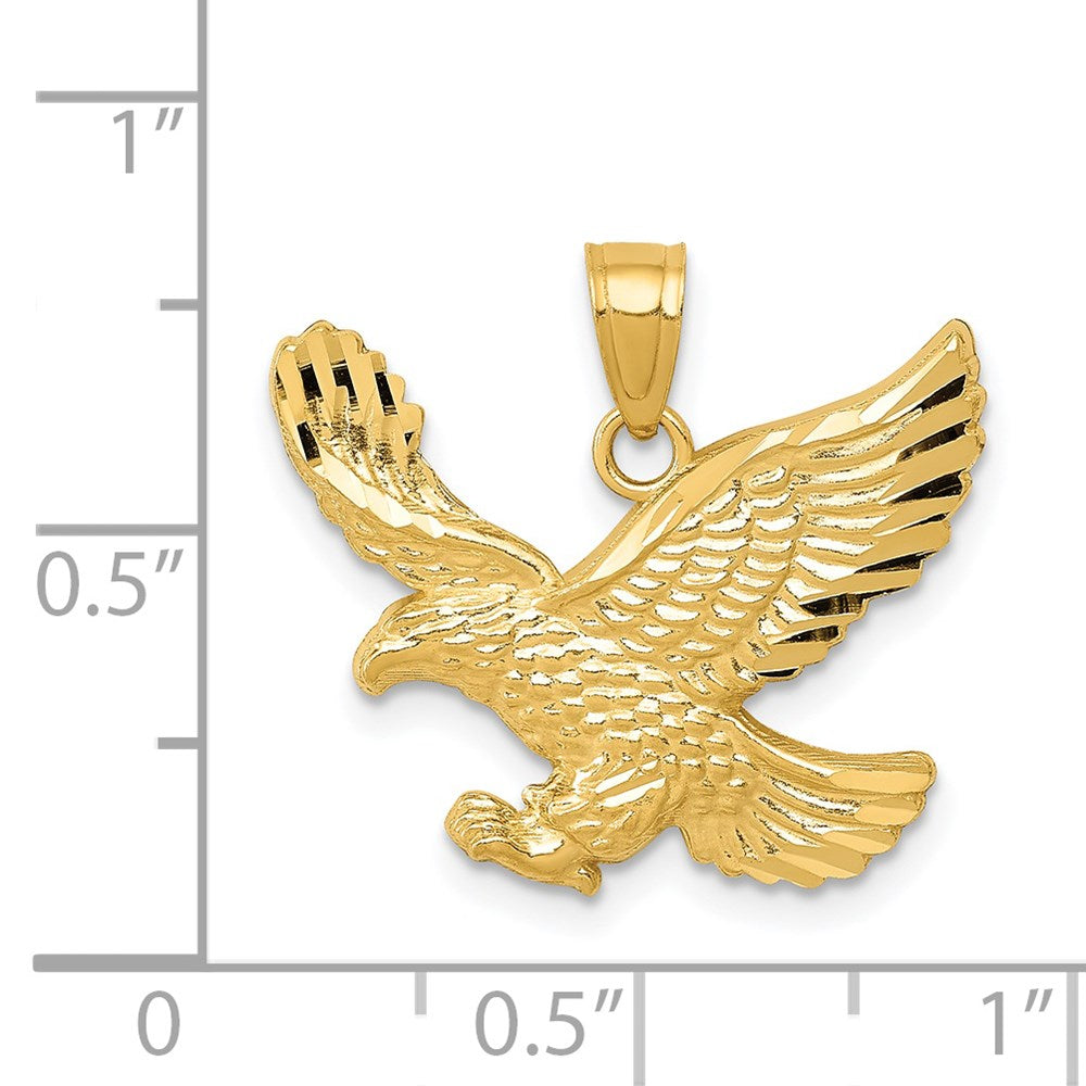 Gold Polished Eagle Pendants