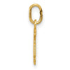14k Diamond-cut Polished RN Registered Nurse Pendant