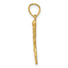 14k Diamond-cut RN Registered Nurse Pendant