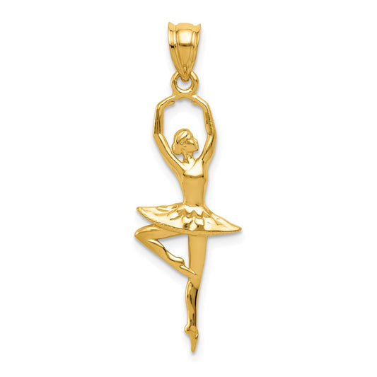 Gold Ballerina Pendant