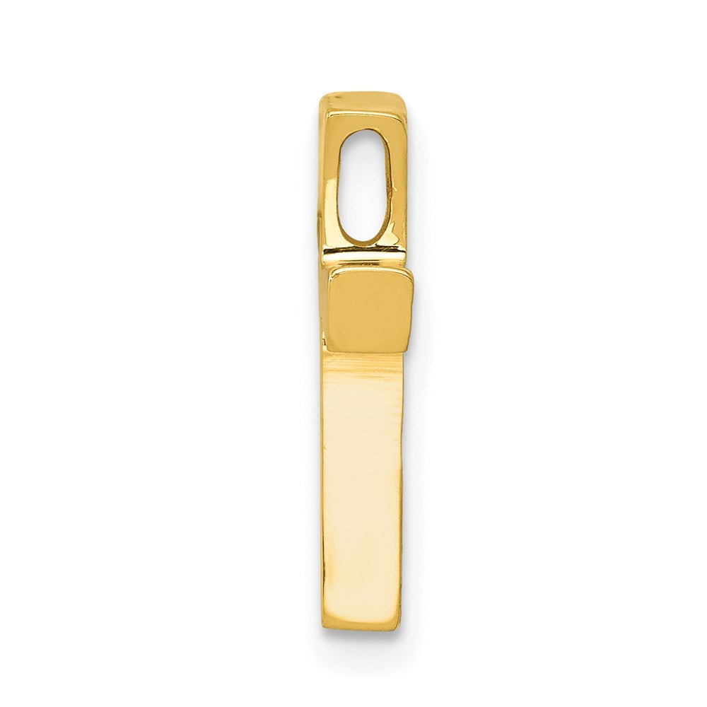 Gold Cross Chain Slide Pendant