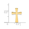 Gold Cross Chain Slide Pendant