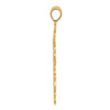 14k Polished Large Fancy Filigree Cross Pendant