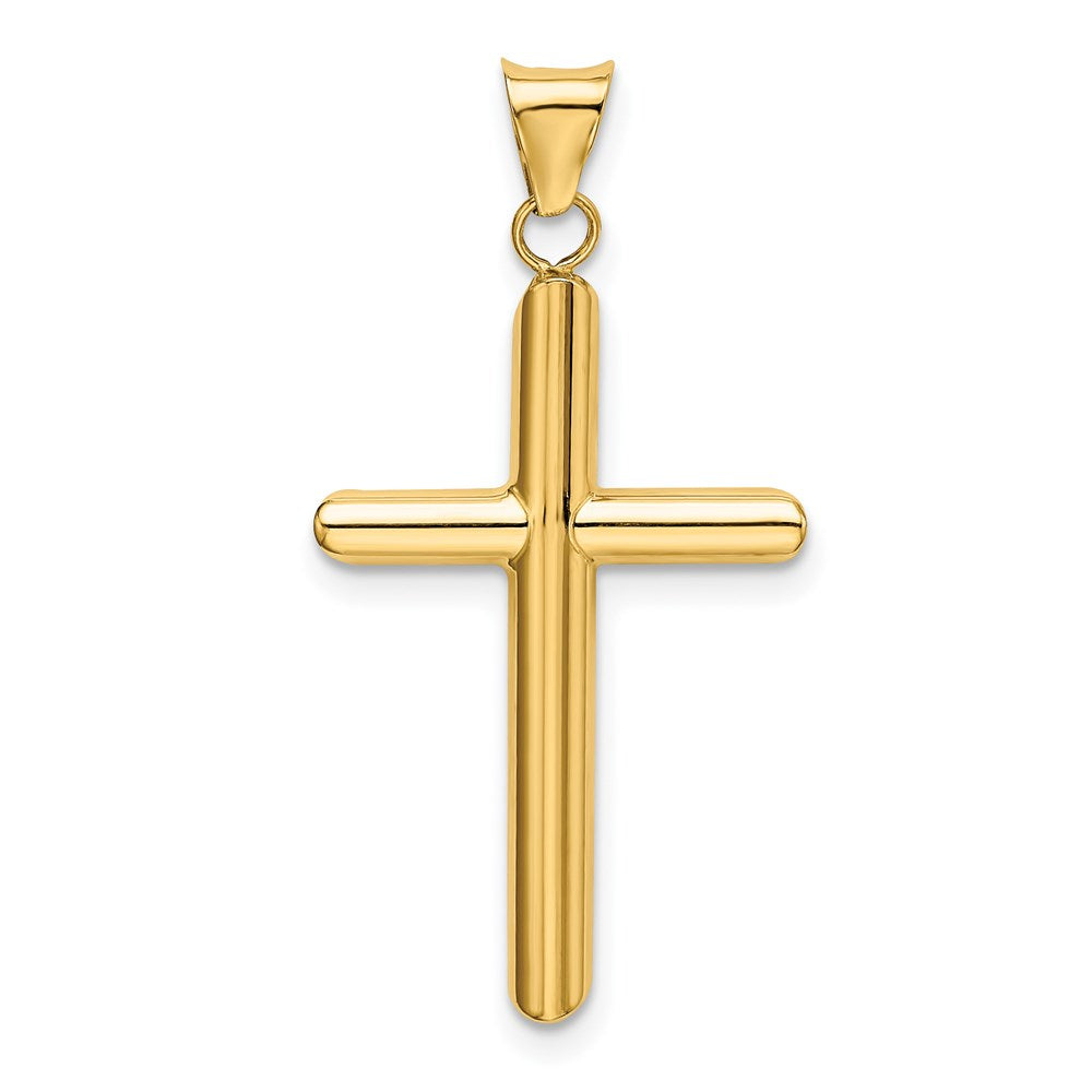 Gold Hollow Latin Cross Pendant