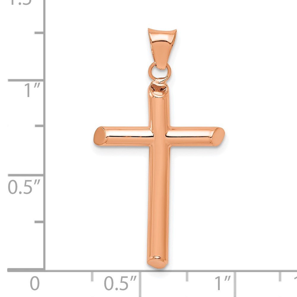 Gold Hollow Latin Cross Pendant