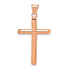 Gold Hollow Latin Cross Pendant