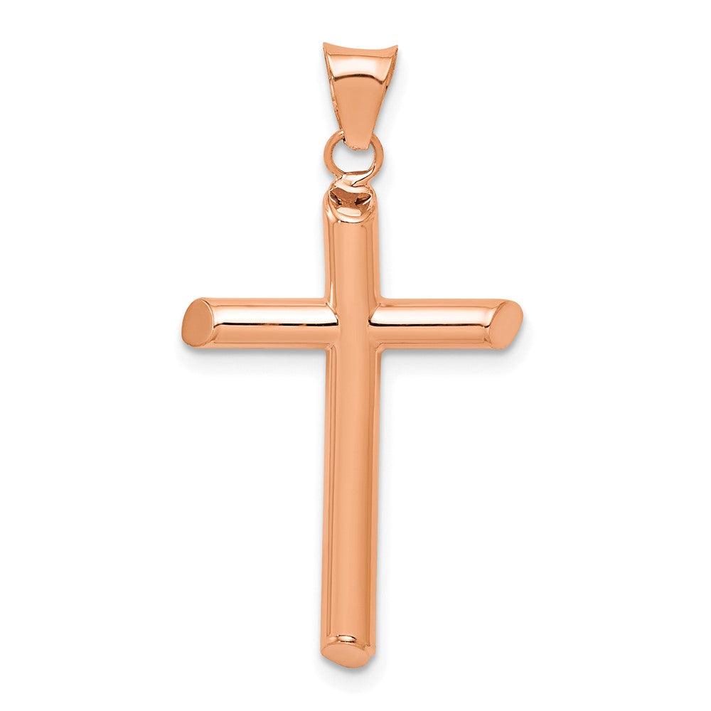 Gold Hollow Latin Cross Pendant