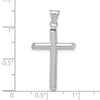 Gold Hollow Latin Cross Pendant