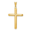 Gold Hollow Latin Cross Pendant