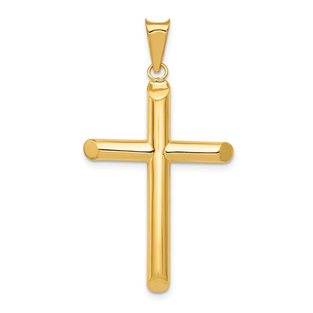 Gold Hollow Latin Cross Pendant