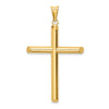 Gold Hollow Latin Cross Pendant