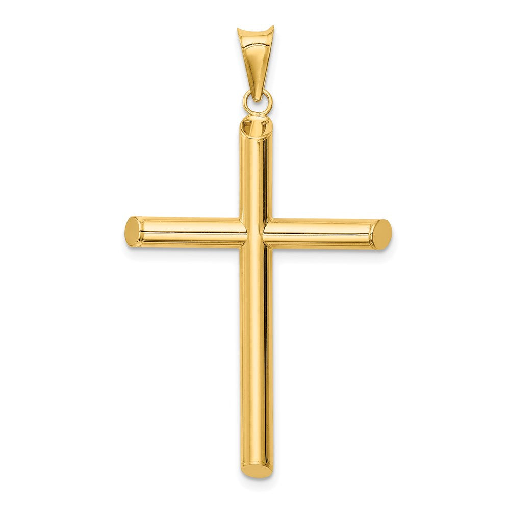 Gold Hollow Latin Cross Pendant