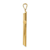 Gold Hollow Latin Cross Pendant