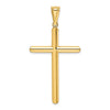 Gold Hollow Latin Cross Pendant