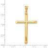 Gold Hollow Latin Cross Pendant