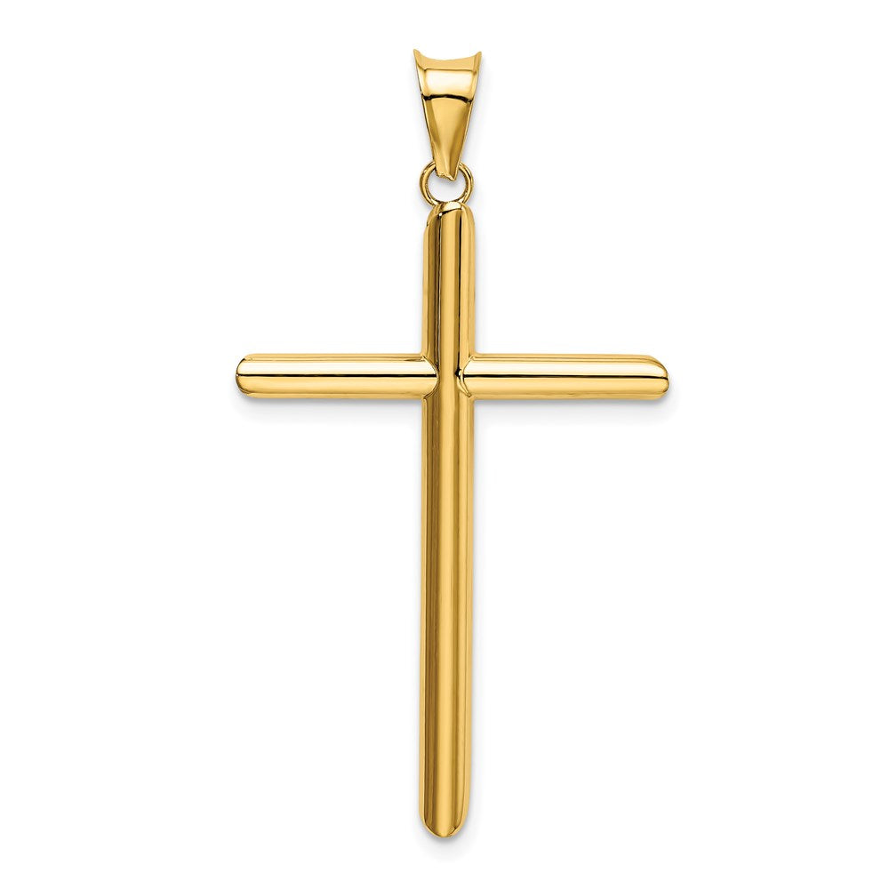 Gold Hollow Latin Cross Pendant