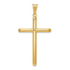 Gold Hollow Latin Cross Pendant