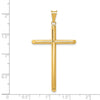 Gold Hollow Latin Cross Pendant
