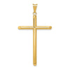 Gold Hollow Latin Cross Pendant