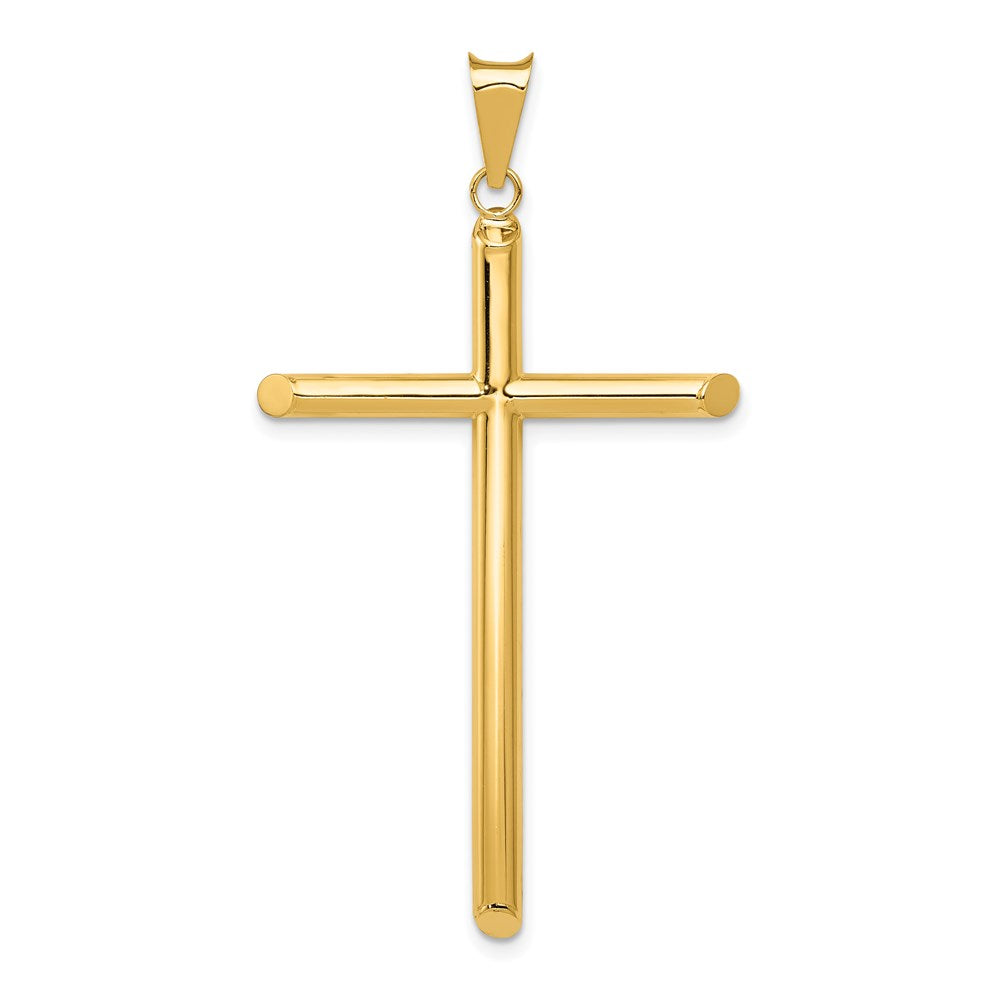 Gold Hollow Latin Cross Pendant
