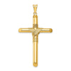 Gold Hollow Latin Cross Pendant