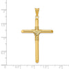 Gold Hollow Latin Cross Pendant