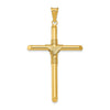 Gold Hollow Latin Cross Pendant