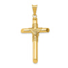 Gold Hollow Latin Cross Pendant