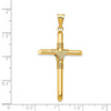 Gold Hollow Latin Cross Pendant