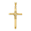 Gold Hollow Latin Cross Pendant