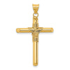 Gold Hollow Latin Cross Pendant