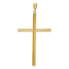 Gold Hollow Latin Cross Pendant