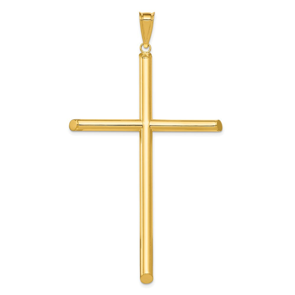 Gold Hollow Latin Cross Pendant
