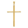 Gold Hollow Latin Cross Pendant