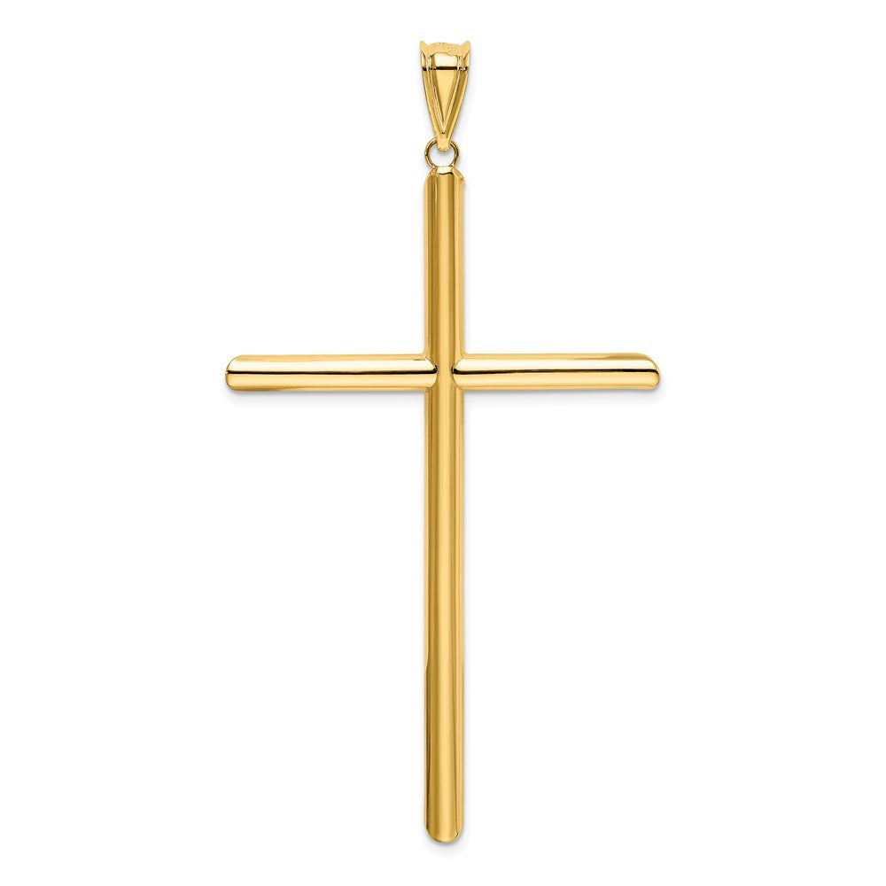 Gold Hollow Latin Cross Pendant