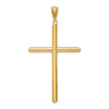 Gold Hollow Latin Cross Pendant