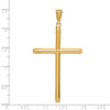 Gold Hollow Latin Cross Pendant