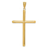 Gold Hollow Latin Cross Pendant