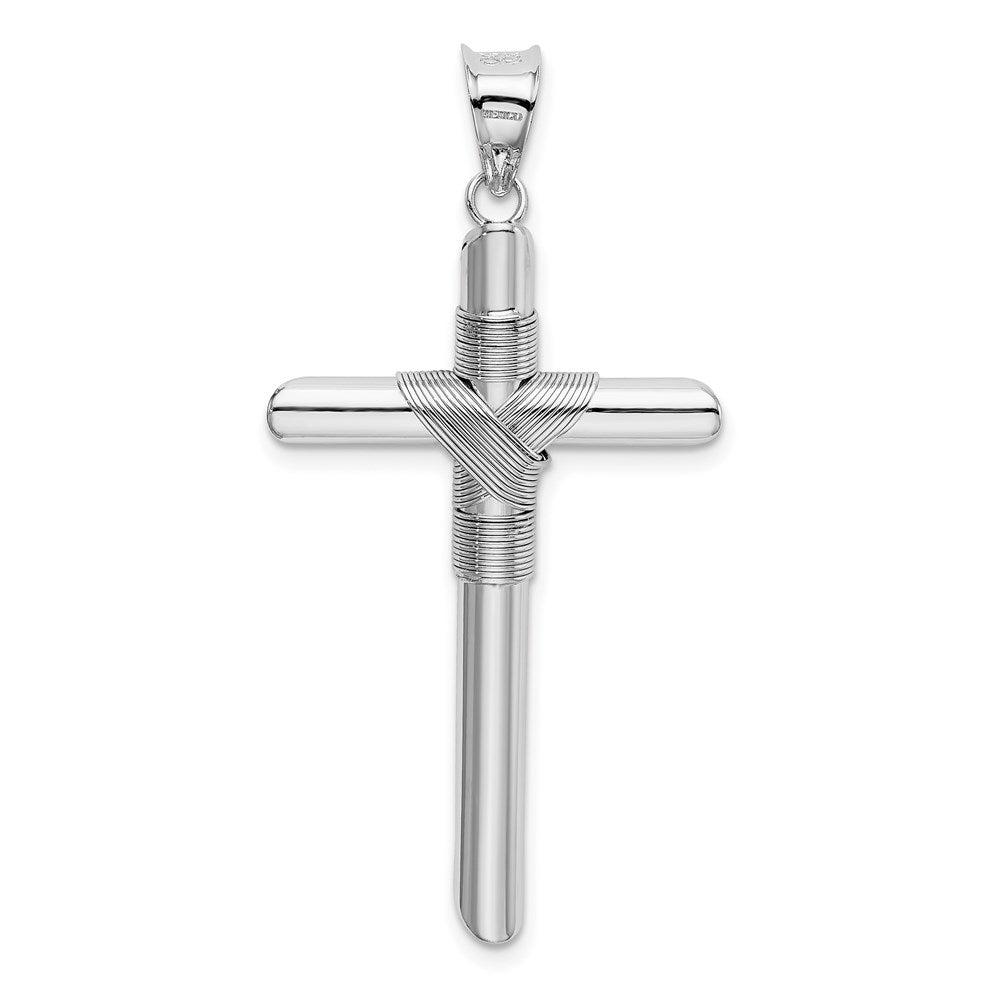 Gold Hollow Latin Cross Pendant