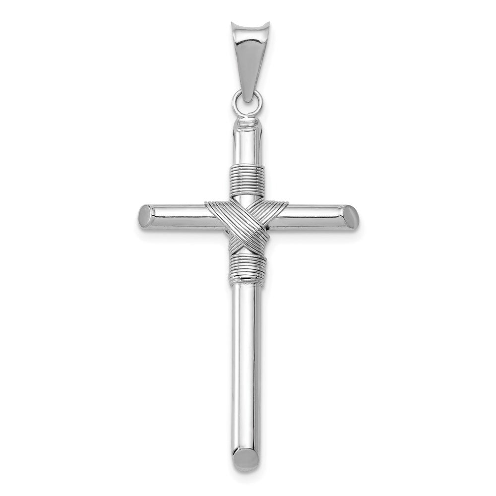 Gold Hollow Latin Cross Pendant