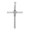 Gold Hollow Latin Cross Pendant