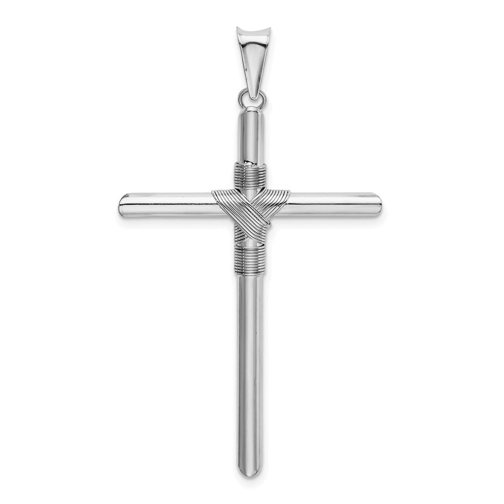 Gold Hollow Latin Cross Pendant