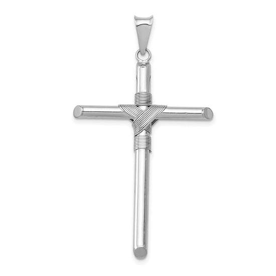 Gold Hollow Latin Cross Pendant