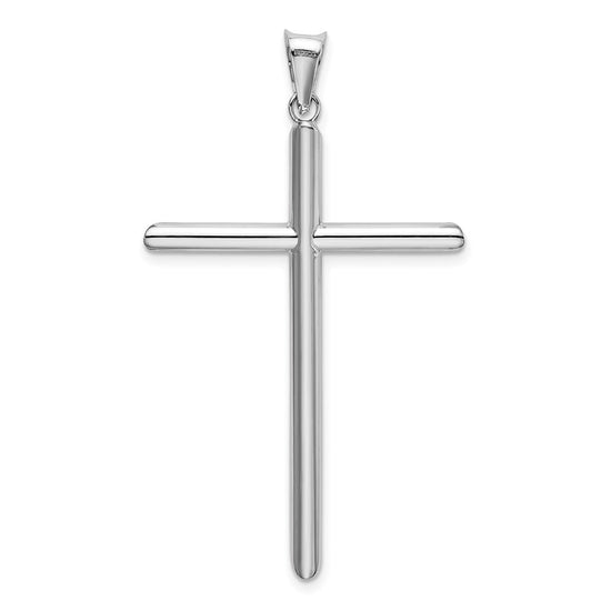 Gold Hollow Latin Cross Pendant