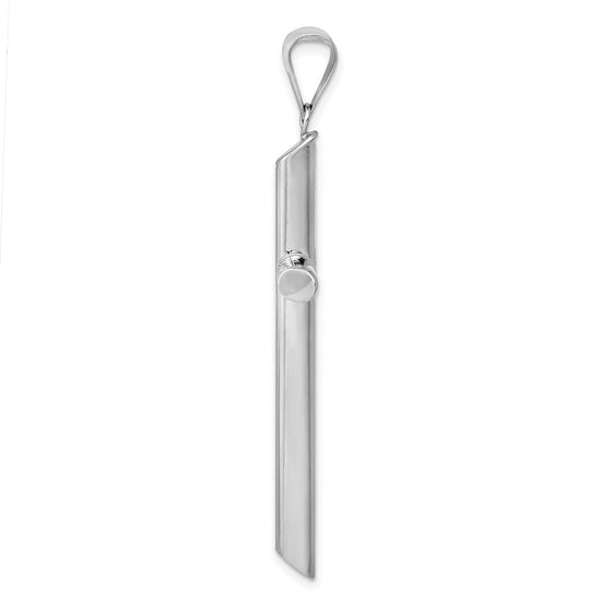 Gold Hollow Latin Cross Pendant