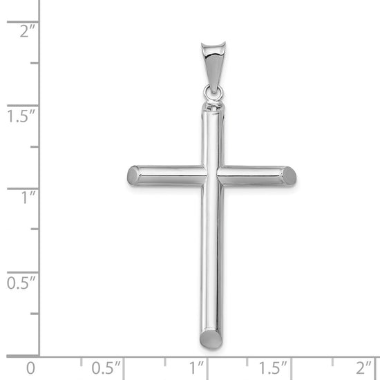 Gold Hollow Latin Cross Pendant